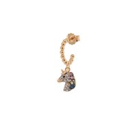 Orecchini Rue des Mille Donna Stardust Double in Argento Zirconia ORZ-007UNI - ORZ-007UNI